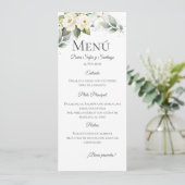 Boho Wedding Menükarte (Stehend Vorderseite)