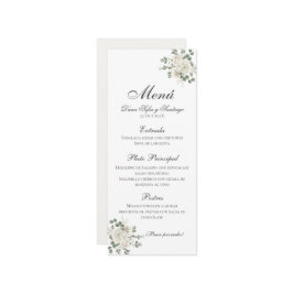 Boho Wedding Menükarte