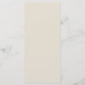 Boho Wedding Pampas Grass Orchid Palm Protea Menü Menükarte (Rückseite)