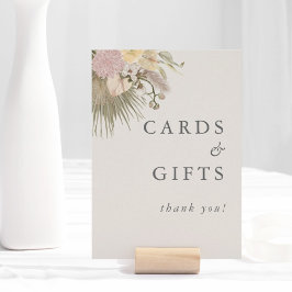 Boho Wedding Pampas Wedding Cards & Gifts