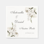 Boho Wedding Paper Napkin Serviette (Vorderseite)