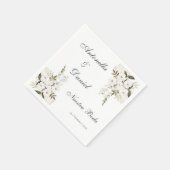 Boho Wedding Paper Napkin Serviette (Ecke)