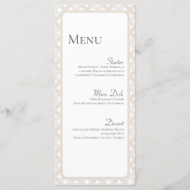 Boho Wedding Personalisiert Plate Menu Cards Menükarte
