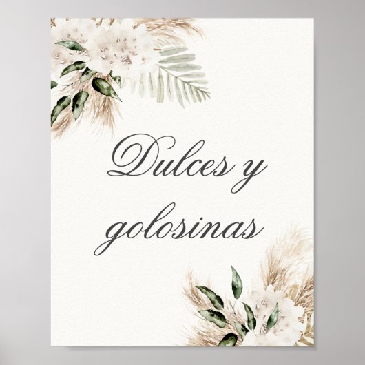 Boho Wedding Poster (Vorne)