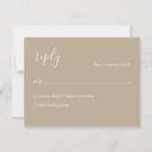 Boho Wedding RSVP Card (Vorderseite)