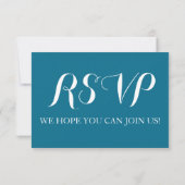 BOHO Wedding RSVP Card Karte (Rückseite)