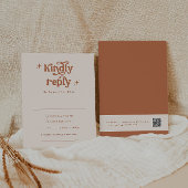 Boho Wedding RSVP Cards Begleitkarte