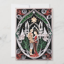 Boho Wedding RSVP Einladung