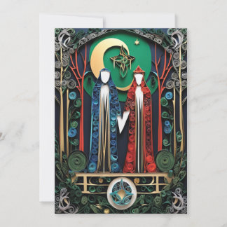 Boho Wedding RSVP Einladung