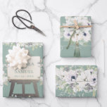 Boho Wedding Sage Watercolor Brautparty Geschenkpapier Set<br><div class="desc">Ein wirklich charmantes Design für ihren besonderen Tag! Ein einfach traumhaftes Design eines wunderschönen Sortiments aus Magnolien, Anemonen, Eukalyptus und Blattwerk. Es hat auf jeden Fall eine Country-Romantik Art von Leben. Schöne Farbtöne von weichen Veilchen und Lavendeln mit Touchs von Minzgrün verbinden elegant und wirklich Pop mit einem tiefen, minzigen...</div>