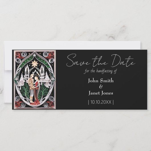 Boho Wedding Save the Date (Vorderseite)