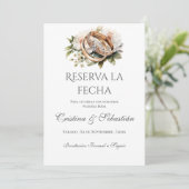 Boho Wedding Save the Date (Stehend Vorderseite)