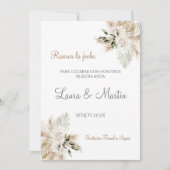 Boho Wedding Save the Date (Vorderseite)