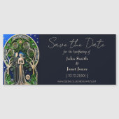 Boho Wedding Save the Date Magnet (Vorderseite)