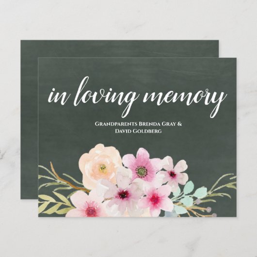 BOHO Wedding Signs Chalkboard (Vorne/Hinten)