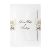 Boho Wedding Spanisch Einladungsbanderole (Vorderseite Beispiel)