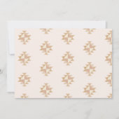 Boho Wedding speichert das Datum der Einladung (Rückseite)