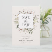 Boho Wedding speichert das Datum Save The Date (Stehend Vorderseite)
