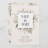 Boho Wedding speichert das Datum Save The Date (Vorne/Hinten)