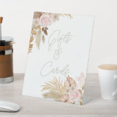 Boho Wedding Table Signs Sockelschild (In SItu)