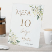 Boho Wedding Tischnummer Sockelschild (In Situ)