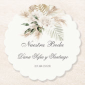 Boho Wedding Untersetzer (Vorderseite)