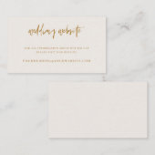 Boho Wedding Website Details Umschließungskarte C1 Begleitkarte (Vorne/Hinten)