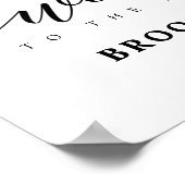 Boho Wedding Welcome Poster (Ecke)