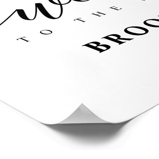 Boho Wedding Welcome Poster (Ecke)