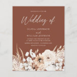 Boho Wedding zu einem Budget-Einladung<br><div class="desc">Boho Wedding on a Budget Einladung Siehe dazu passende Artikel in Niche und Nest Store</div>