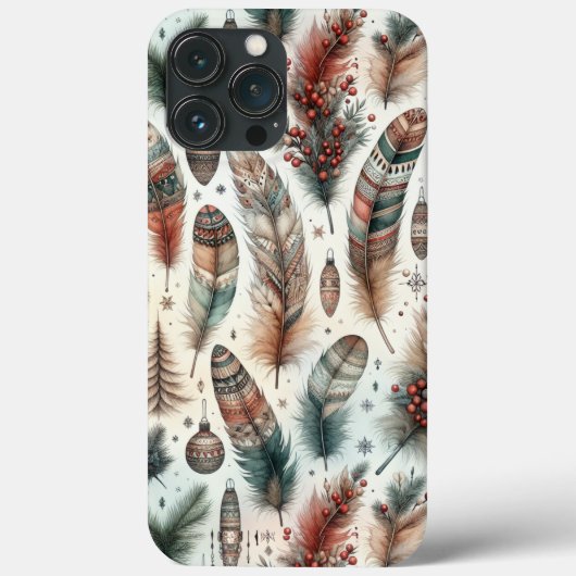 Boho-Weihnachten Case-Mate iPhone Hülle (Rückseite)