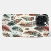 Boho-Weihnachten iPhone Hülle (Rückseite (Horizontal))