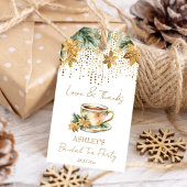 Boho Weihnachts Brautparty Tee Party Favan Geschenkanhänger