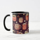 Boho-Weihnachts-Heißer Kakao Tasse (Links)