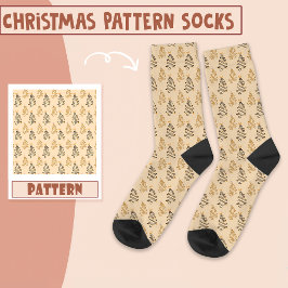 Boho Weihnachts-Party Weihnachtssock Boho Socks Socken