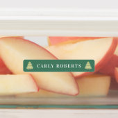 Boho Weihnachtsbäume Kinder benennen wasserdichte Etiketten (Befestigt)