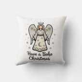 Boho-Weihnachtsengel  Kissen (Rückseite)