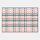 Boho Weihnachtsfeiertag Geschenkpapier Set (Vorderseite)