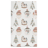 Boho-Weihnachtsfreude Urlaub Kleine Geschenktüte (Rückseite)