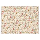Boho-Weihnachtsküchen-Backsaison-Muster Tischdecke (Vorderseite (Horizontal))
