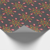 Boho Weihnachtspapier Geschenkpapier (Ecke)