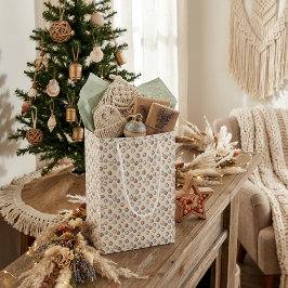 Boho Weihnachtsschmuck Warm Vintager Winter Mittlere Geschenktüte