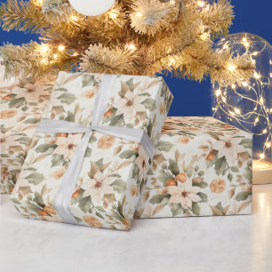 Boho-Weihnachtsstern-Weihnachts-Verpackungspapier Geschenkpapier