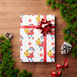 Boho Weihnachtswrapping Paper Geschenkpapier