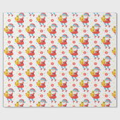 Boho Weihnachtswrapping Paper Geschenkpapier (Flach)