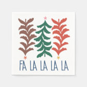 Boho-Weihnachtszitat  Serviette (Vorderseite)