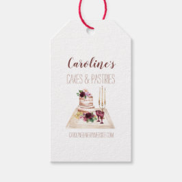 Boho Weinbäckerei Boutique Cupcakes Geschenkanhänger