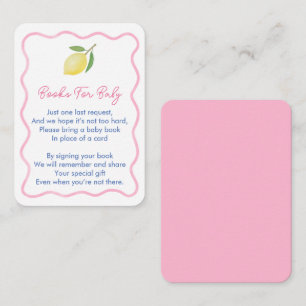 Boho-Wellenrand-Geschenkbuch für Baby-Mädchen-Part Begleitkarte