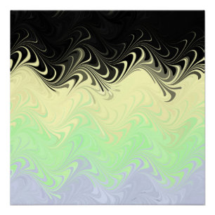 Boho-Wellig-Marmorierte-Abstract-Cassgender-Stolzf Poster