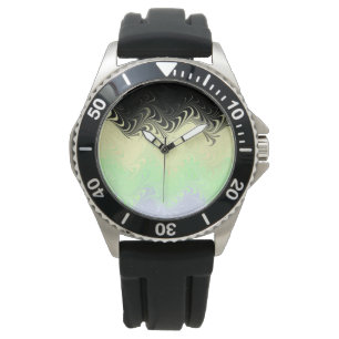 Boho-Wellig-Marmoriertes-Abstraktes Cassgender-Sto Armbanduhr